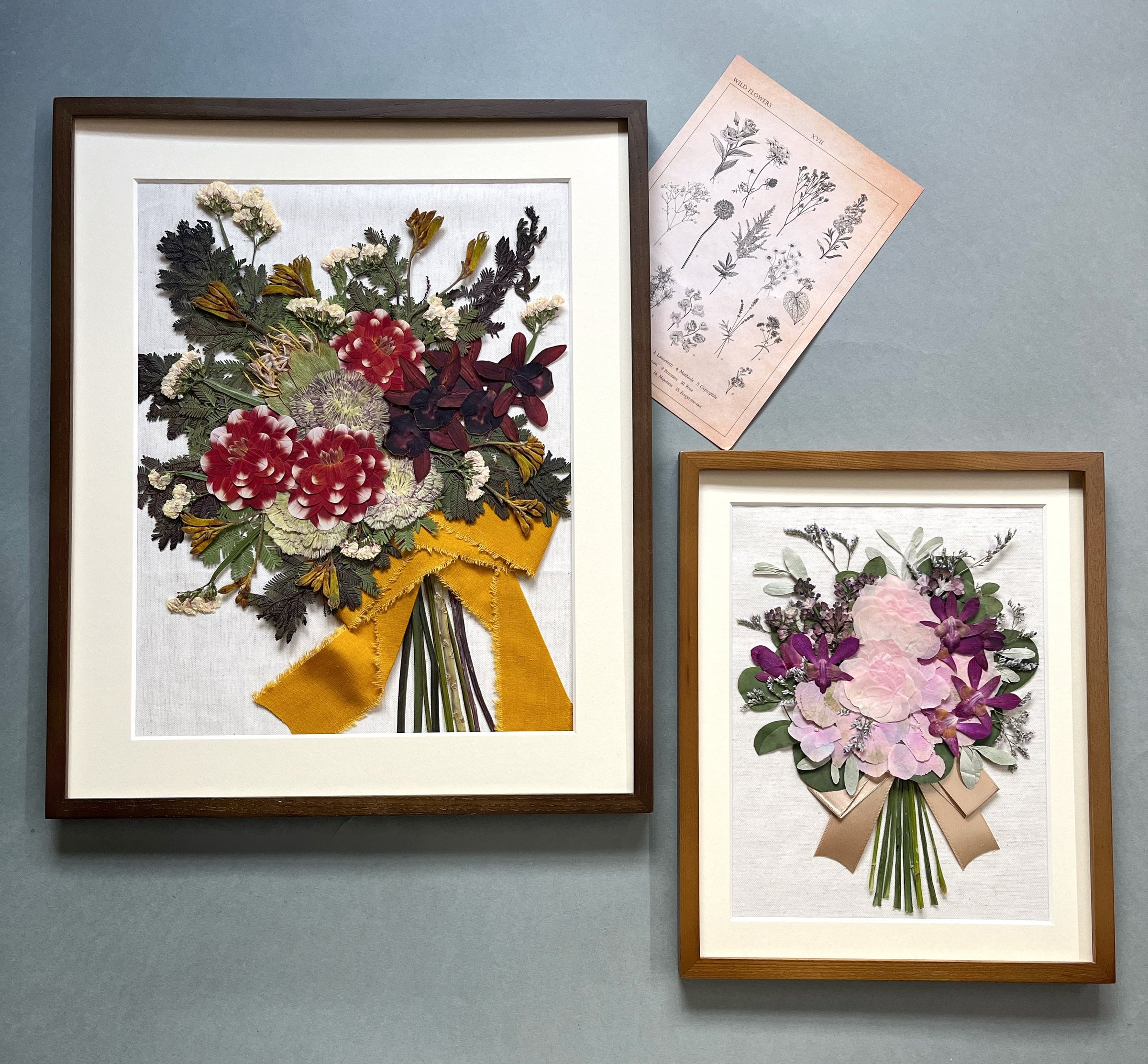 京都花屋プロポーズ花束ウェディングブーケ押し花アフター加工保存残す